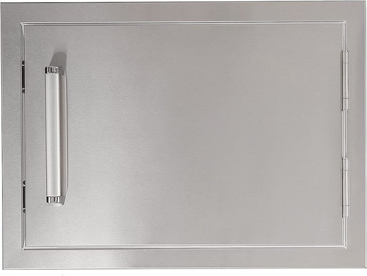 Outdoor Kitchen BBQ Access Door,20X14 Inch,304 Stainless Steel Single Horizontal Door for Grilling Station or BBQ Island, Silver (CBASDH2014), 20X14 in Horizontal