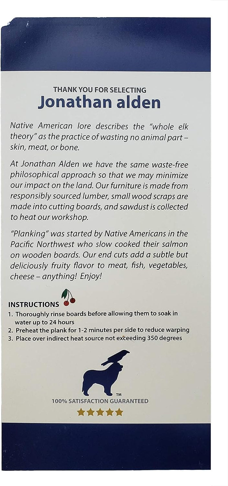 Cherry Wood Grilling Planks for the Grill or Oven (Regular)