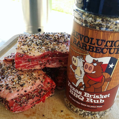 Texas and KC Rub Combo: Texas Beef BBQ Rub and Kansas City BBQ Rub for Beef, Pork, and Chicken