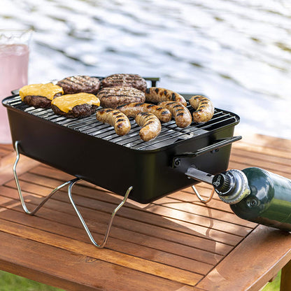 Portable Gas Grill | Liquid Propane | Porcelain Coated Grates | 465133010