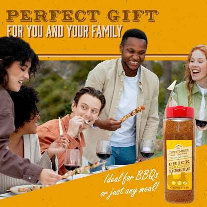 Chick Magnet Rotisserie Chicken Seasoning Rub for Cooking, Smoking, and Grilling, Gluten-Free, Low Sodium, Keto-Friendly Chicken Seasoning Spice Blend, 1.5 Pounds - Dennymike’S