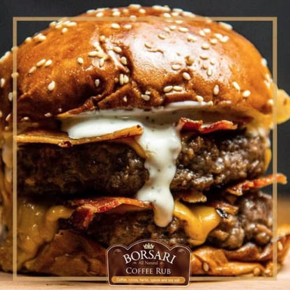 Coffee Seasoning Rub - Gourmet Seasoning Rub with Coffee and Cocoa - Gluten Free All Natural Multi-Purpose Seasoning for Barbecue Rubs and Sauces - 3.5 Oz Shaker Bottle