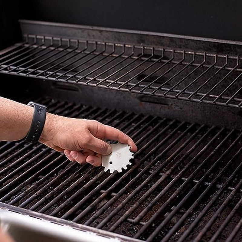 Grill Scraper for Outdoor Grill - BBQ Grill Accessories, Bristle-Free Camping Accessories, Perfect BBQ Gifts for Men Who like Grilling, Stocking Stuffers for Adults, Dads Who Have Everything