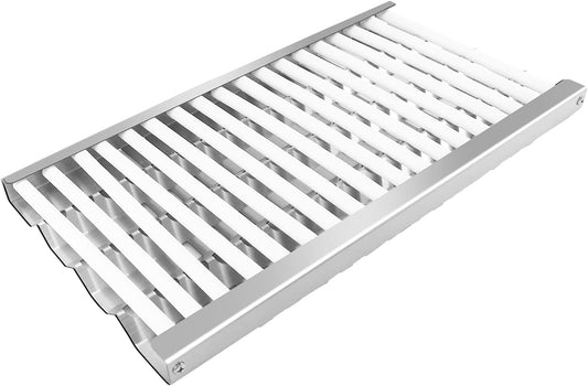 Grill Heat Plate Shield BBQ Ceramic Rod Complete Radiant Tray Replacement Parts for DCS 27DBQ, 27DBR, 27DSBQ, 27FSBQ, 36DBQ, 48DBQ, BGA27-BQ, BGB36-BQARN, BGB48-BQARL, Stainless Steel Gas Burner Cover