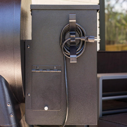 Wood Pellet Grill Smoker Magnetic Power Cord Organizer - Wrap and Organize Your Power Cord onto Your Pellet Grill
