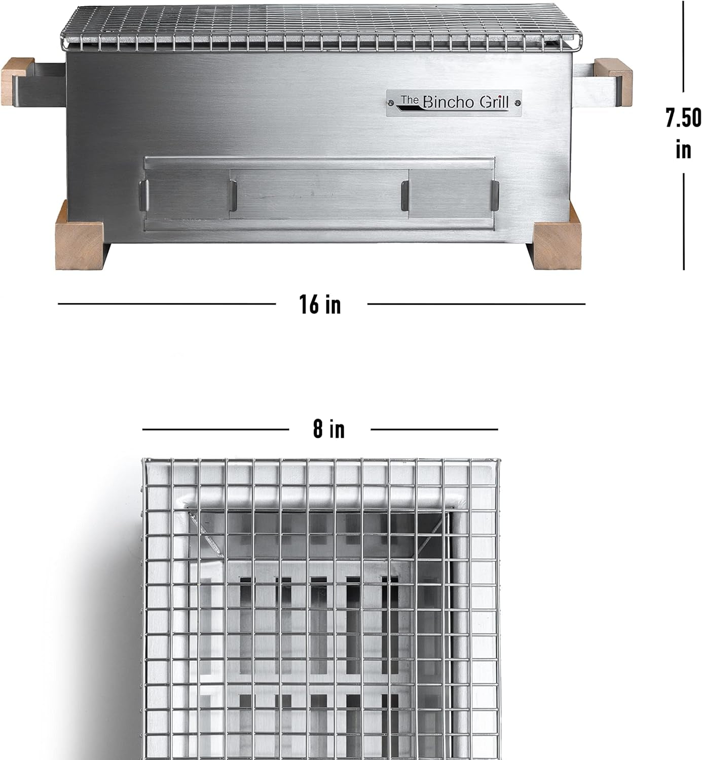 MG-168 Yakitori Tabletop Charcoal Griller-Mini Japanese Style Hibachi