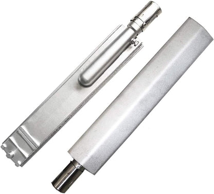 Cast Stainless Steel Grill Burner SS304 Universal BBQ Grill Burner 16.13", Compatible with 26102 23301 16516 44305 Aussie Bull Blaze Char-Broil Jenn AIR NEXGRILL Thermos Turbo Gas Grills