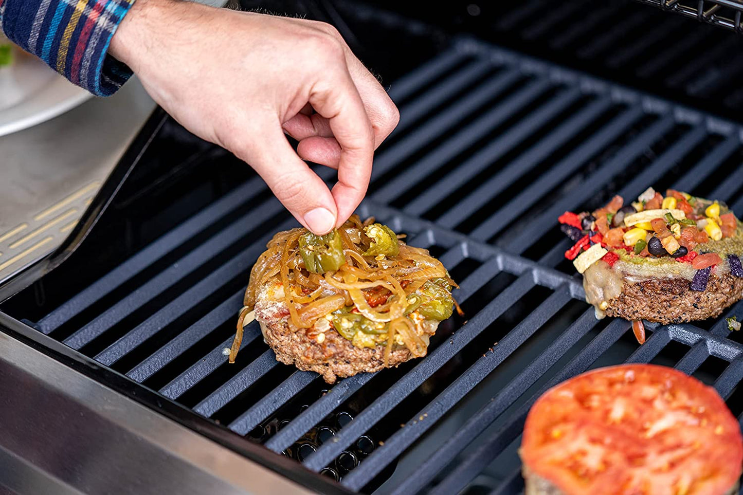 14633 2-Burner Stainless Steel Liquid Propane Gas Grill with Clear View Lid, LED Controls Mesa 200