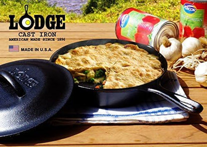 L8SGP3 Cast Iron Square Grill Pan, Pre-Seasoned, 10.5-Inch