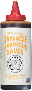 Bachan'S - the Original Japanese Barbecue Sauce - Hot and Spicy, 16 Ounces. Small Batch, Non GMO, No Preservatives, Vegan and BPA Free.