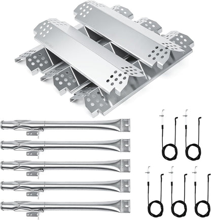 304 Stainless Steel Grill Parts Kit for Home Depot Nexgrill 720-0830H, 5 Burner 720-0888 720-0888N 720-0888S Gas Grill, Grill Burner, Heat Plate Replacement Parts
