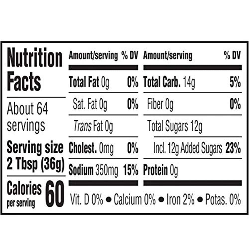 Kraft Hickory Smoke Slow-Simmered Barbecue Sauce, 17.5 Oz Bottle