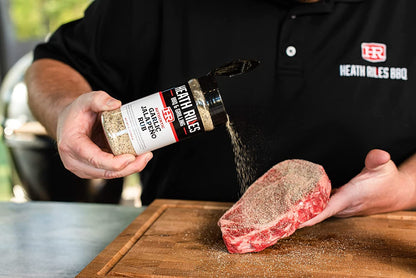 Heath Riles BBQ Rub, Garlic Jalapeño Rub Seasoning, Champion Pitmaster Recipe, Shaker Spice Mix, 2 Lb./32 Oz.