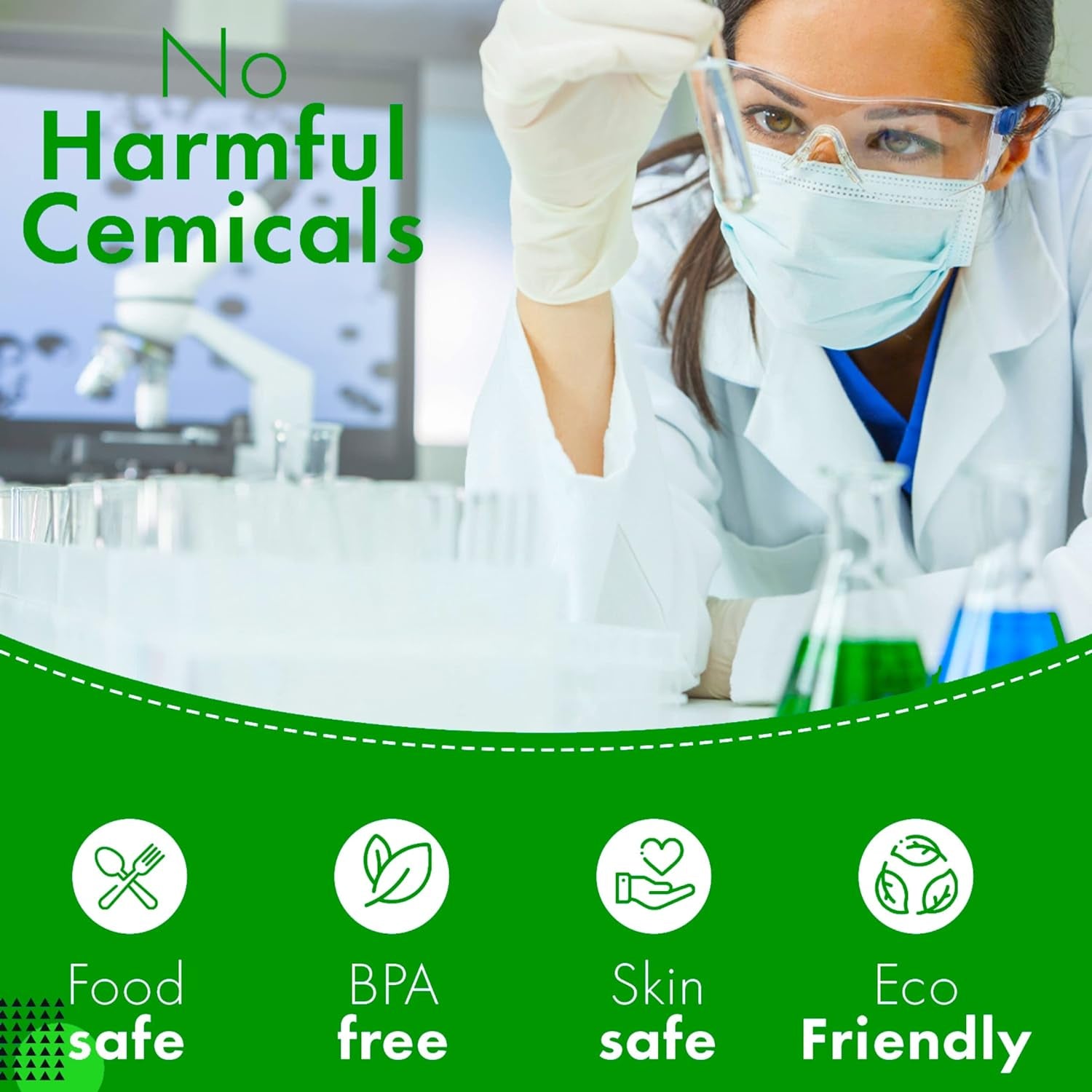 Disposable Latex Gloves for Kitchen and Cleaning Powder Free Size Large, 100