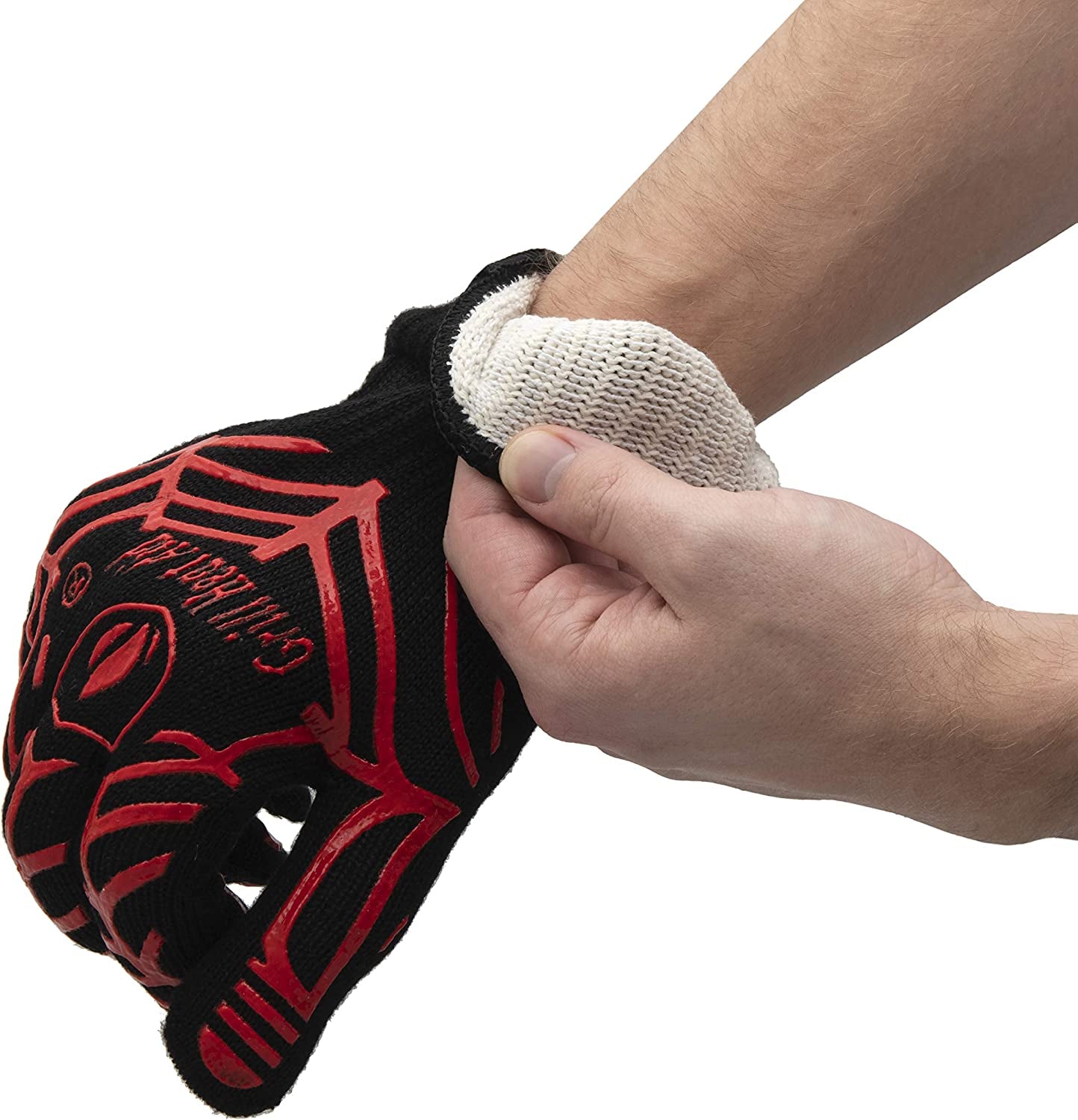 Extreme Heat Resistant Grill/Bbq Gloves | Premium Insulated Durable Fireproof Kitchen Mitts Designed for Cooking, Grilling, Frying, Baking | Indoor/Outdoor Accessories for Men & Women