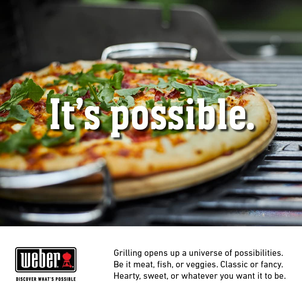 Weber Genesis 300 Series Premium Grill Cover, Heavy Duty and Waterproof, Fits Grills up to 62 Inches Wide