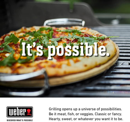 Weber Genesis 300 Series Premium Grill Cover, Heavy Duty and Waterproof, Fits Grills up to 62 Inches Wide