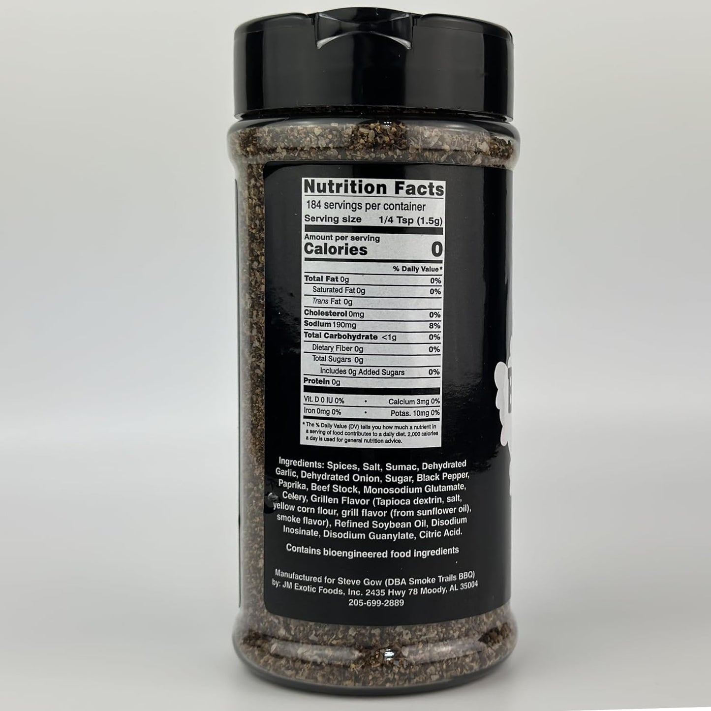 Smoke Trails BBQ BRISKET RUB | BBQ Rub for Texas Brisket by Steve Gow | Great on Brisket, Beef Short Ribs, Steaks, and More