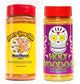 Meat Church BBQ Rub Combo: Honey Hog (14 Oz) and Holy Voodoo (14 Oz) BBQ Rub and Seasoning for Meat and Vegetables, Gluten Free, One Bottle of Each
