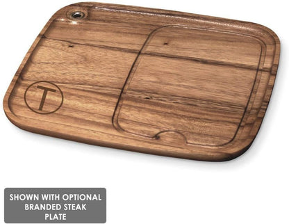 Circle P Branding Iron for Steak, Buns, Wood & Leather