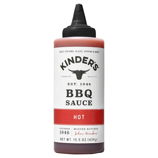 Kinder'S, Hot Barbeque Sauce, 15.5 Ounce