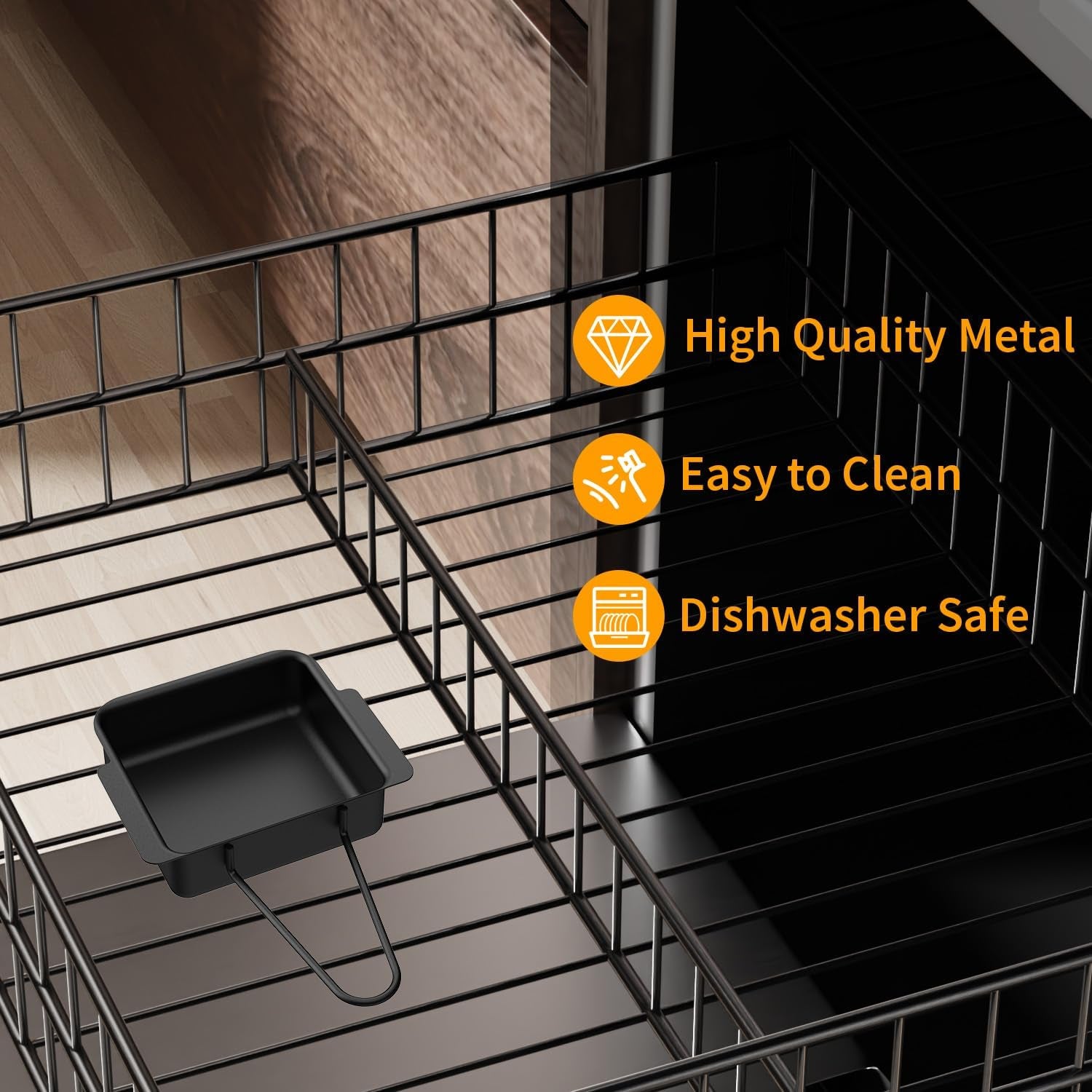 GARNETIN Nexgrill Grill Drip Pan & Grease Catcher Cup for 720-0830H,D/EH, 720-0882A, 720-0888/N Models - Holder Drip Tray with 15 Aluminum Foil Liners