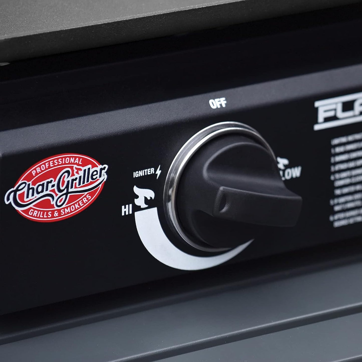 E8217 Flat Iron Portable Table Top 17” Gas Griddle Propane Grill, Black