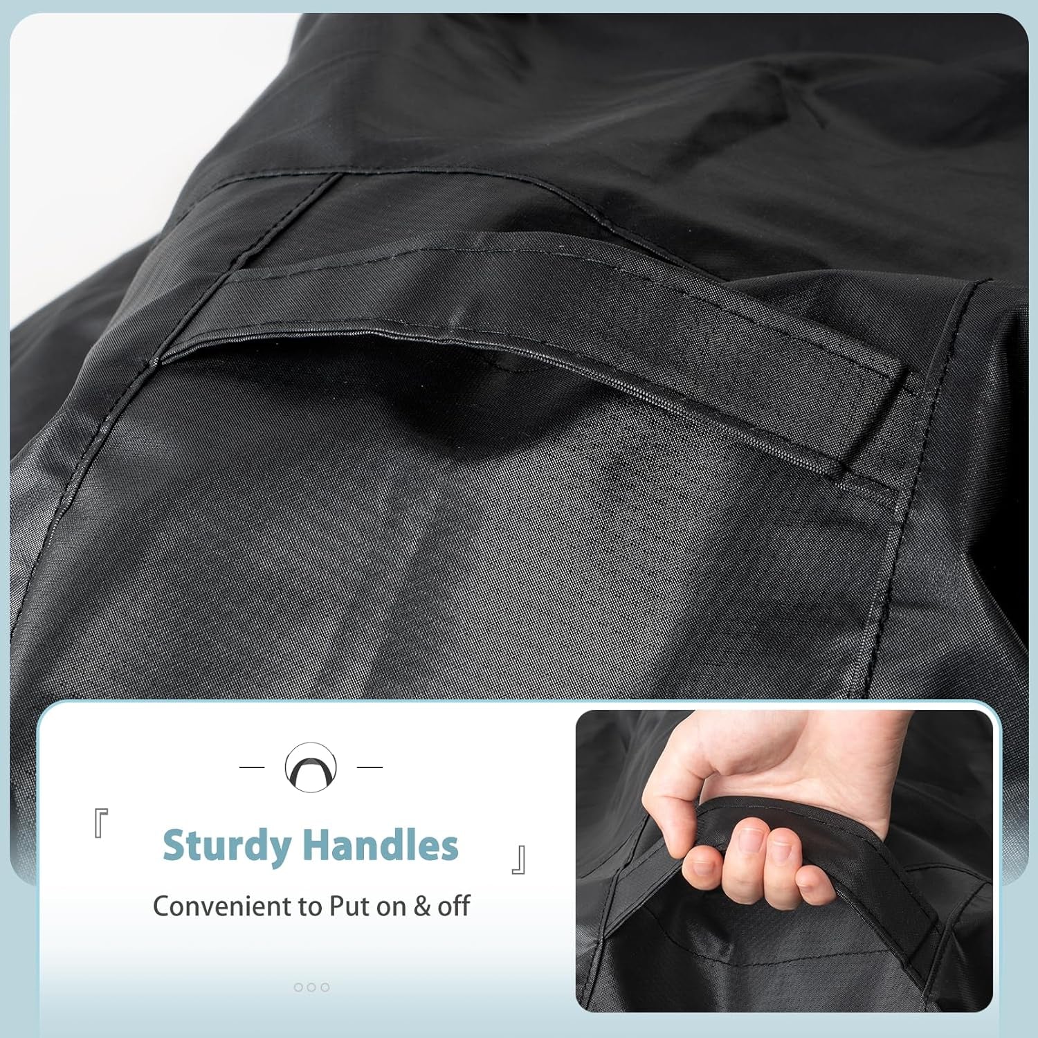 Griddle Cover for Blackstone 28 Inch Culinary Series, Heavy Duty Waterproof 5472 Flat Top Gas Grill Cover with Large Air Vent, Click-Close Straps, Handle and Zipper, Black