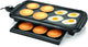 Electric Griddle with Warming Tray - Smokeless Indoor Grill, Nonstick Surface, Adjustable Temperature & Cool-Touch Handles, 10" X 18", Copper/Black