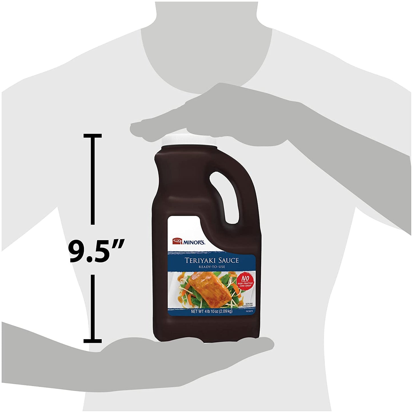 Minor'S Teriyaki and Stir Fry Sauce, BBQ Sauce and Marinade, 4 Lb 9.6 Oz Bulk Bottle (Packaging May Vary)