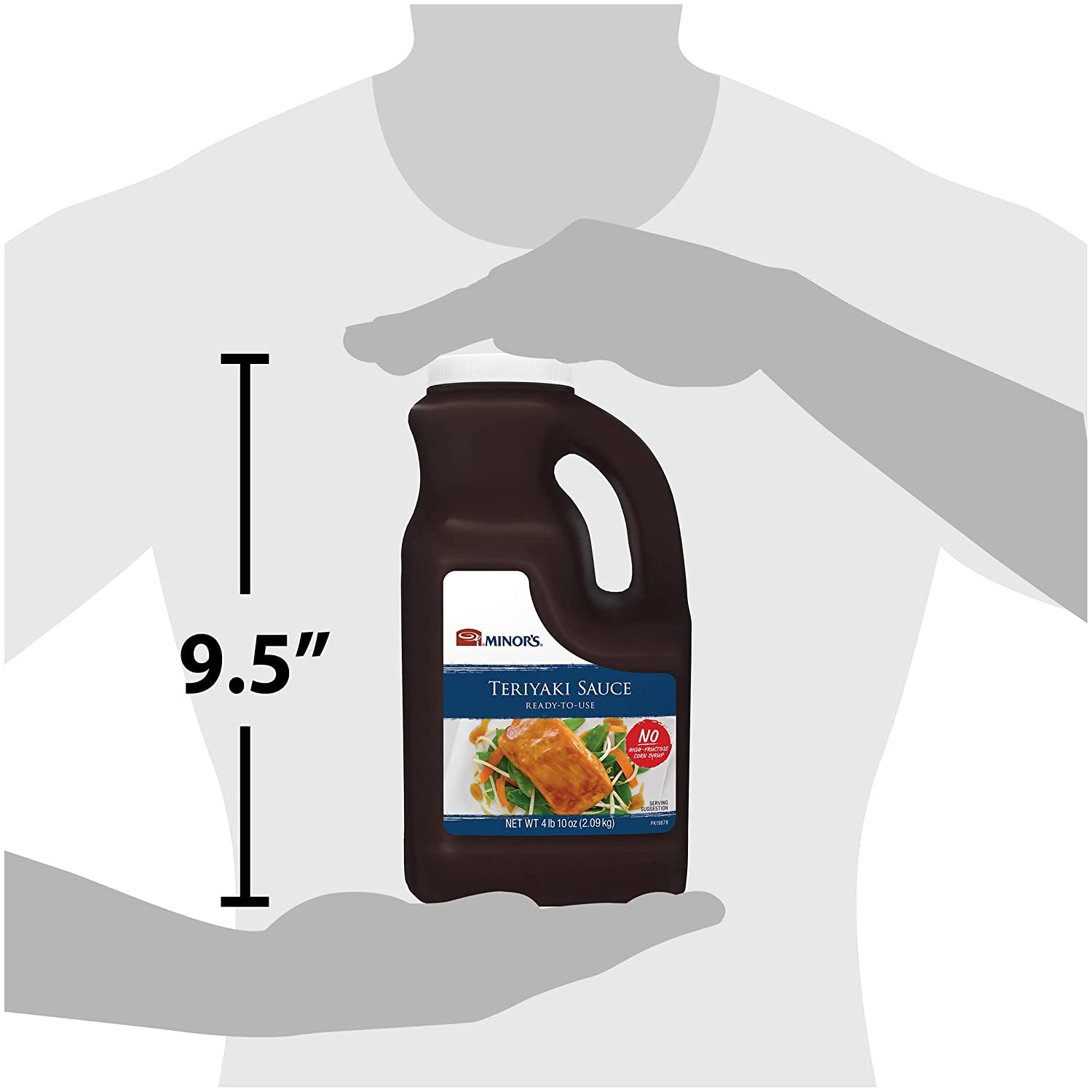 Minor'S Teriyaki and Stir Fry Sauce, BBQ Sauce and Marinade, 4 Lb 9.6 Oz Bulk Bottle (Packaging May Vary)
