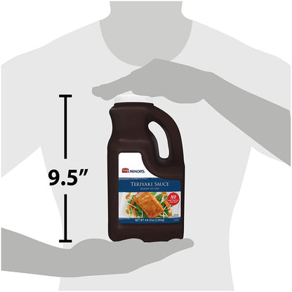 Minor'S Teriyaki and Stir Fry Sauce, BBQ Sauce and Marinade, 4 Lb 9.6 Oz Bulk Bottle (Packaging May Vary)