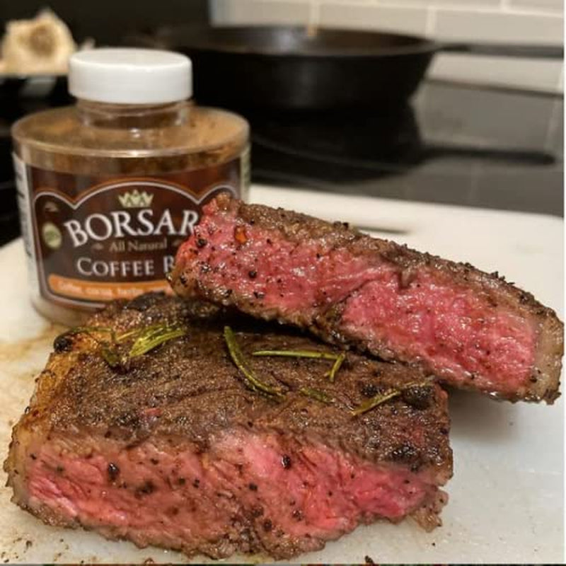 Coffee Seasoning Rub - Gourmet Seasoning Rub with Coffee and Cocoa - Gluten Free All Natural Multi-Purpose Seasoning for Barbecue Rubs and Sauces - 3.5 Oz Shaker Bottle