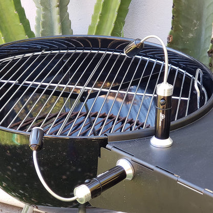 | Magnetic LED Grill Lights – Pack of 2 | Heat Resistant Aluminum | High Powered Magnetic Base | Flexible Gooseneck | Cordless Battery Powered | Camping & Travel Lights | Grill Accessory