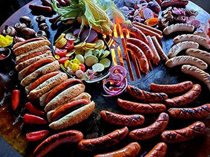 Classic 40" Grill with a Low Euro Base Home Chef Bundle with 5 Grilling Accessories.