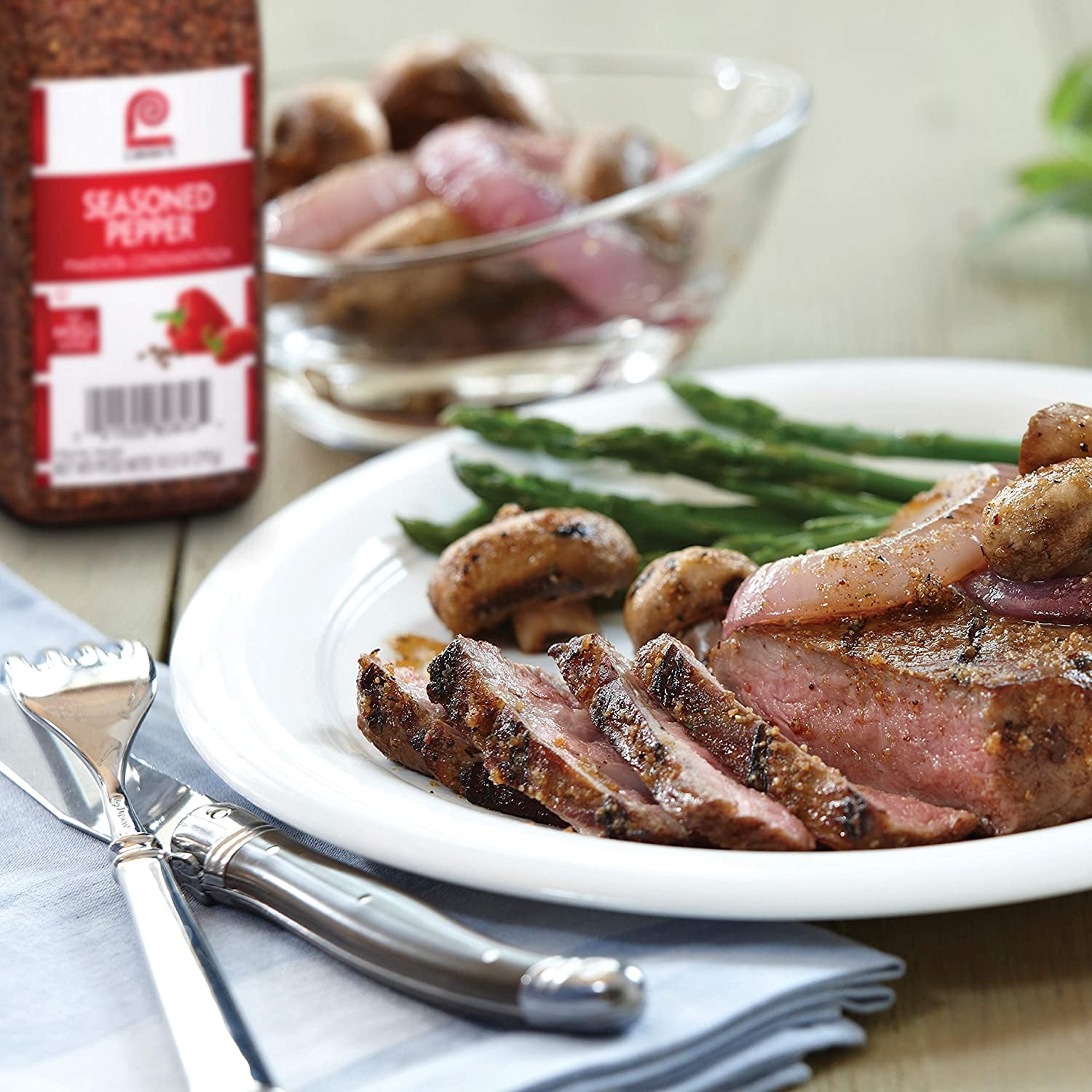 Lawry'S Seasoned Pepper, 10.3 Oz - One 10.3 Ounce Container of Seasoned All Pepper for a Well-Rounded Flavor of Black Pepper, Sweet Red Bell Peppers, and Spices