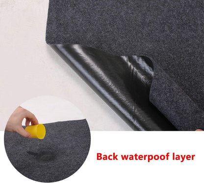 Gas Grill Mat— BBQ Grilling Gear for Gas/Deck Absorbent Grill Mat Lightweight Washable Floor Mat，Under Grill Mat for Protective Floor，Protects Decks and Patios from Grease and Sauce Spills(36" X60")