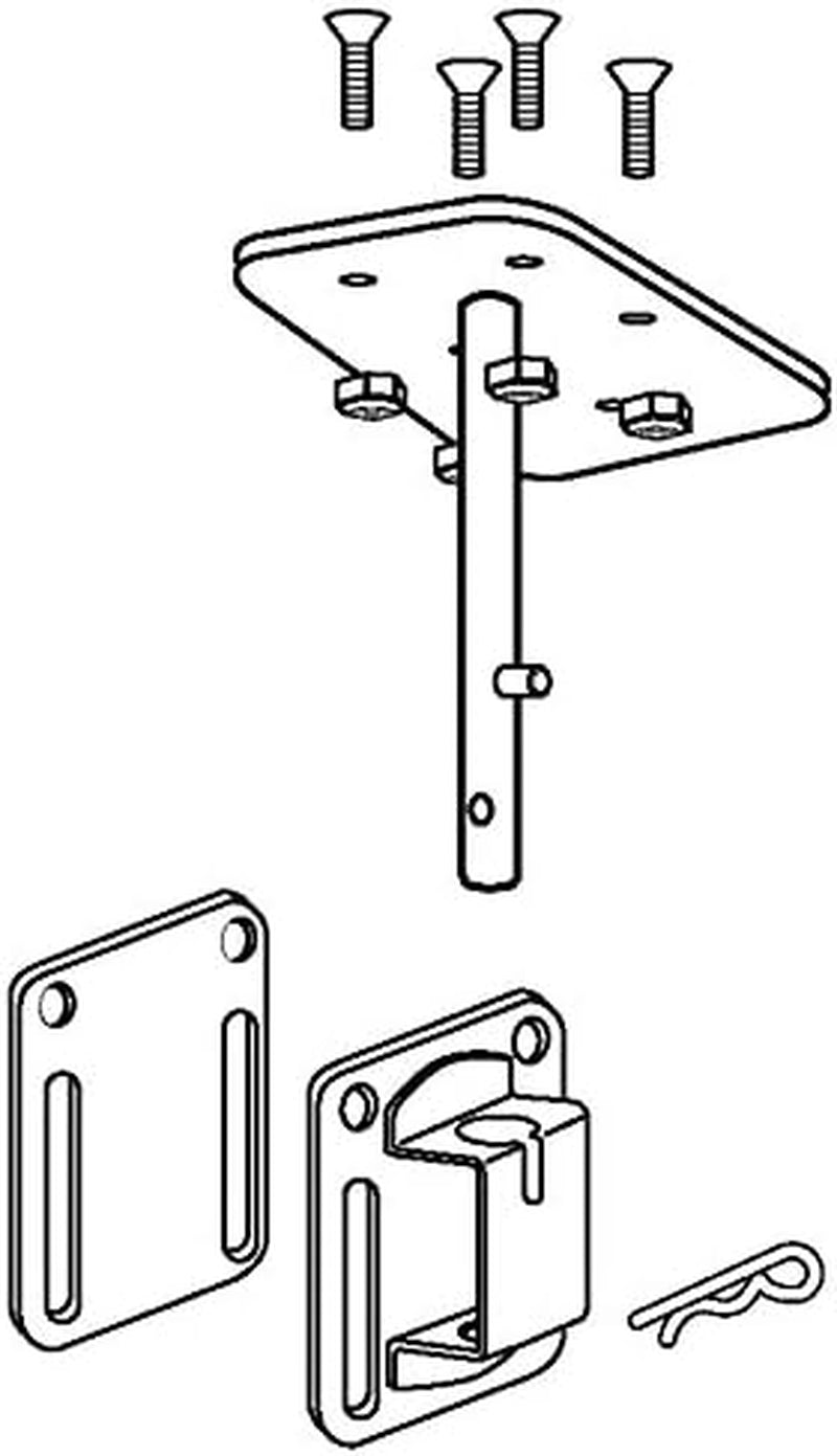 Single Square/Flat Rail Mount (Gourmet Series Grill Only), Multi, One Size