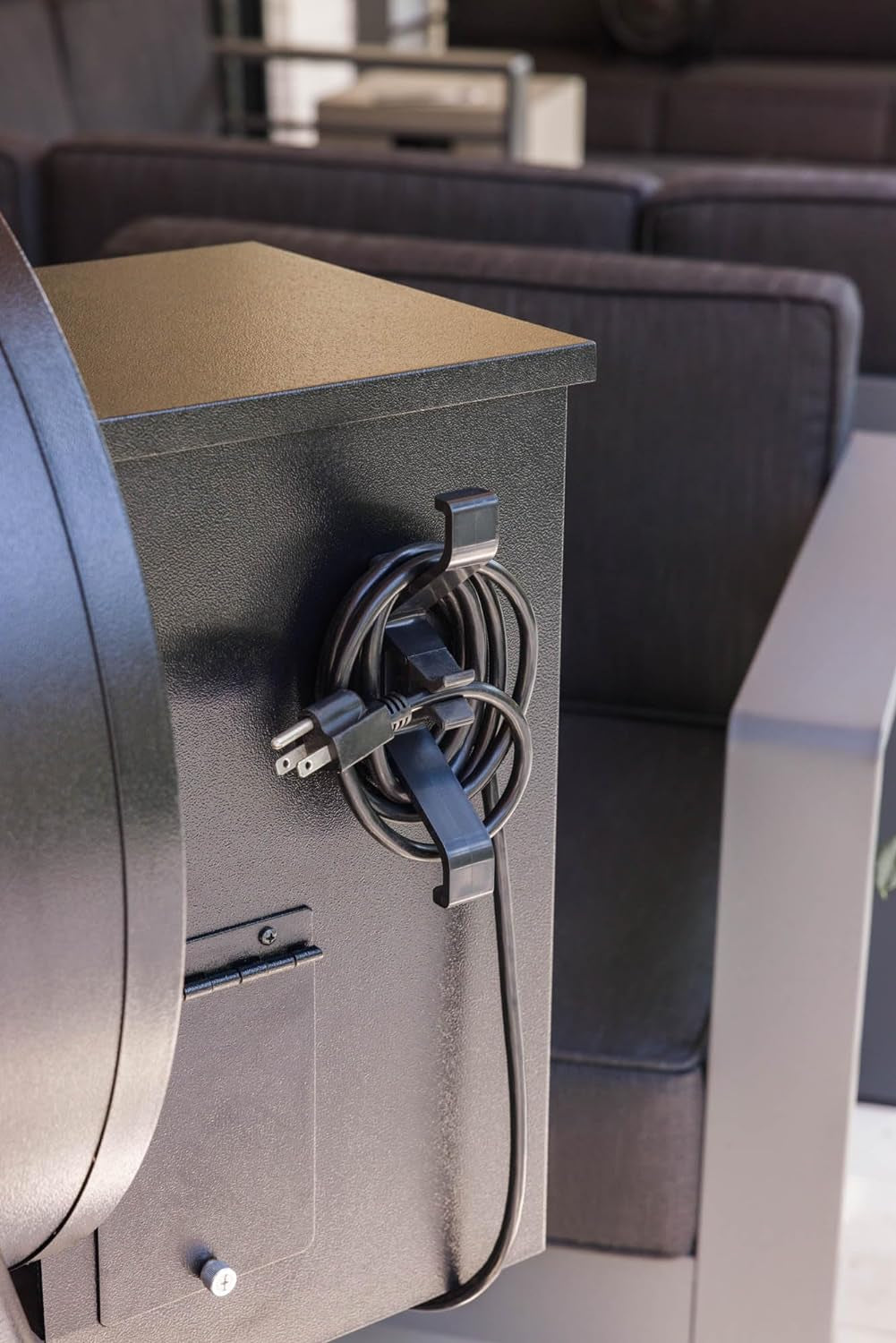 Wood Pellet Grill Smoker Magnetic Power Cord Organizer - Wrap and Organize Your Power Cord onto Your Pellet Grill