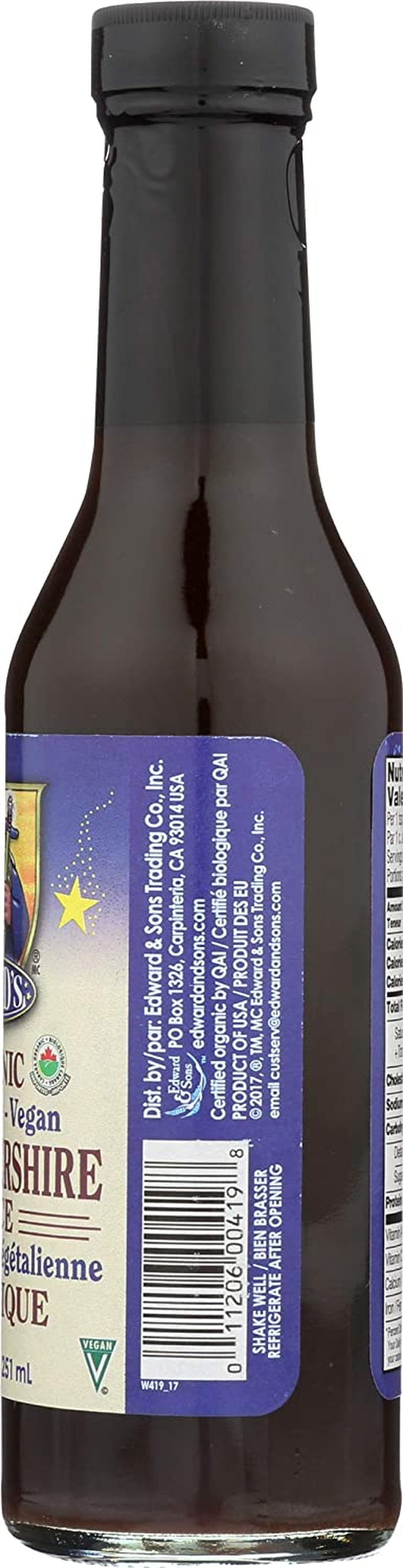 The Wizard'S Sauce Organic Gluten Free & Vegan Worcestershire Sauce – Fish Sauce, Organic Spices & Seasonings, Plant Based, Vegan, Gluten Free, Non-Gmo Project Verified, USDA Organic – 8.5 Oz