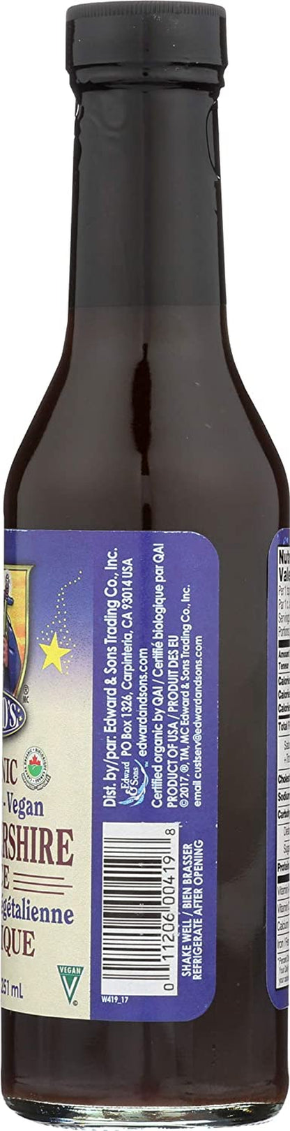 The Wizard'S Sauce Organic Gluten Free & Vegan Worcestershire Sauce – Fish Sauce, Organic Spices & Seasonings, Plant Based, Vegan, Gluten Free, Non-Gmo Project Verified, USDA Organic – 8.5 Oz