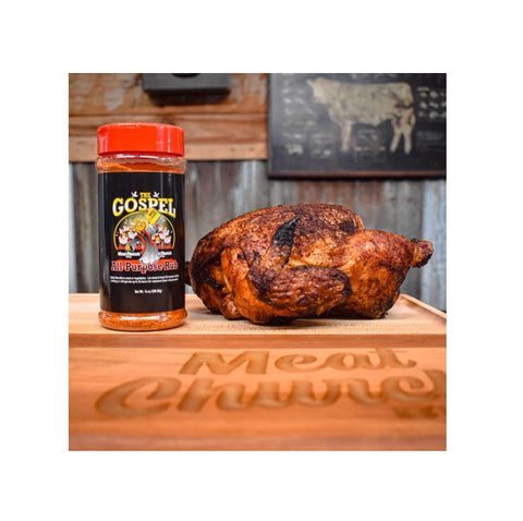 Image of Meat Church BBQ Rub Combo: Honey Hog (14 Oz) and the Gospel (14 Oz) BBQ Rub and Seasoning for Meat and Vegetables, Gluten Free, One Bottle of Each