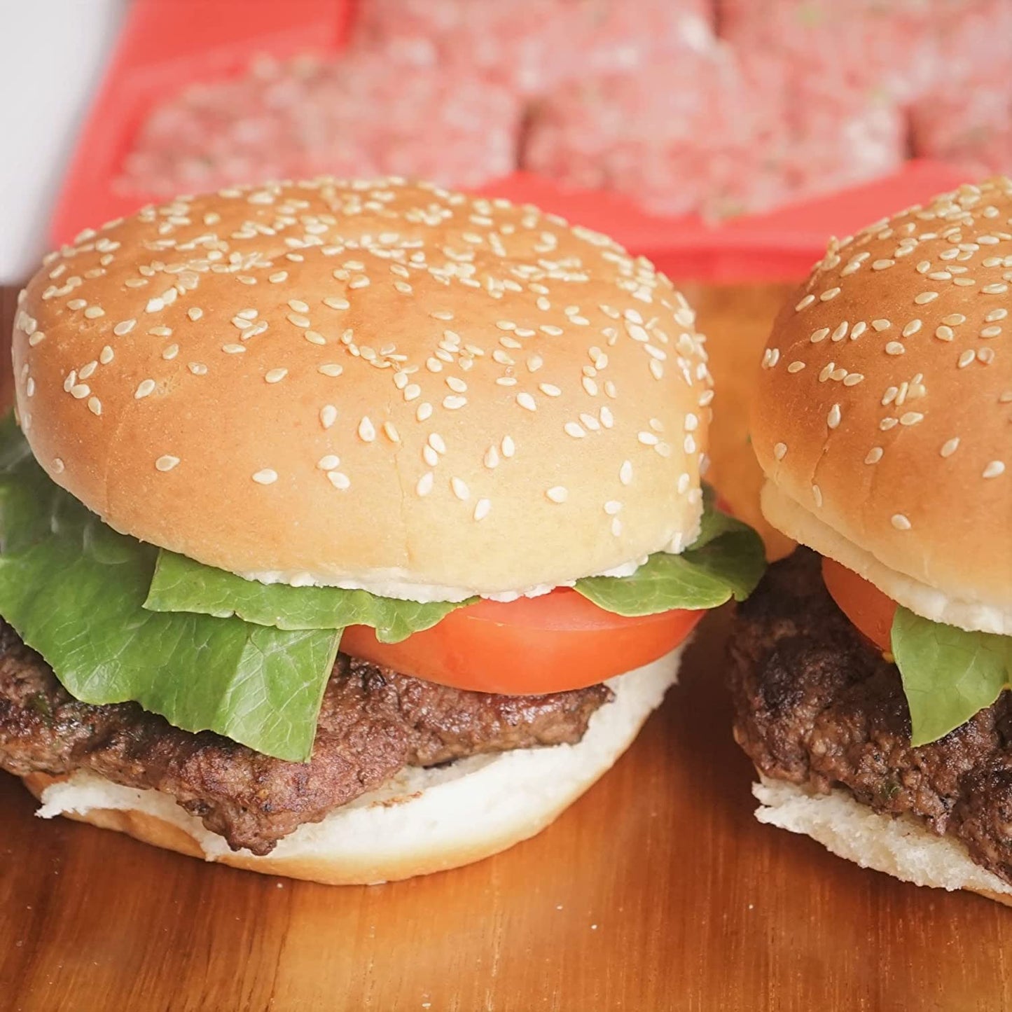 Burger Master Innovative 8-In-1 Burger Press & Freezer Container Makes 8 Quarter-Pound Burgers 32 Oz., Tasty Amazing Burgers, Easy-To-Clean & Dishwasher Safe