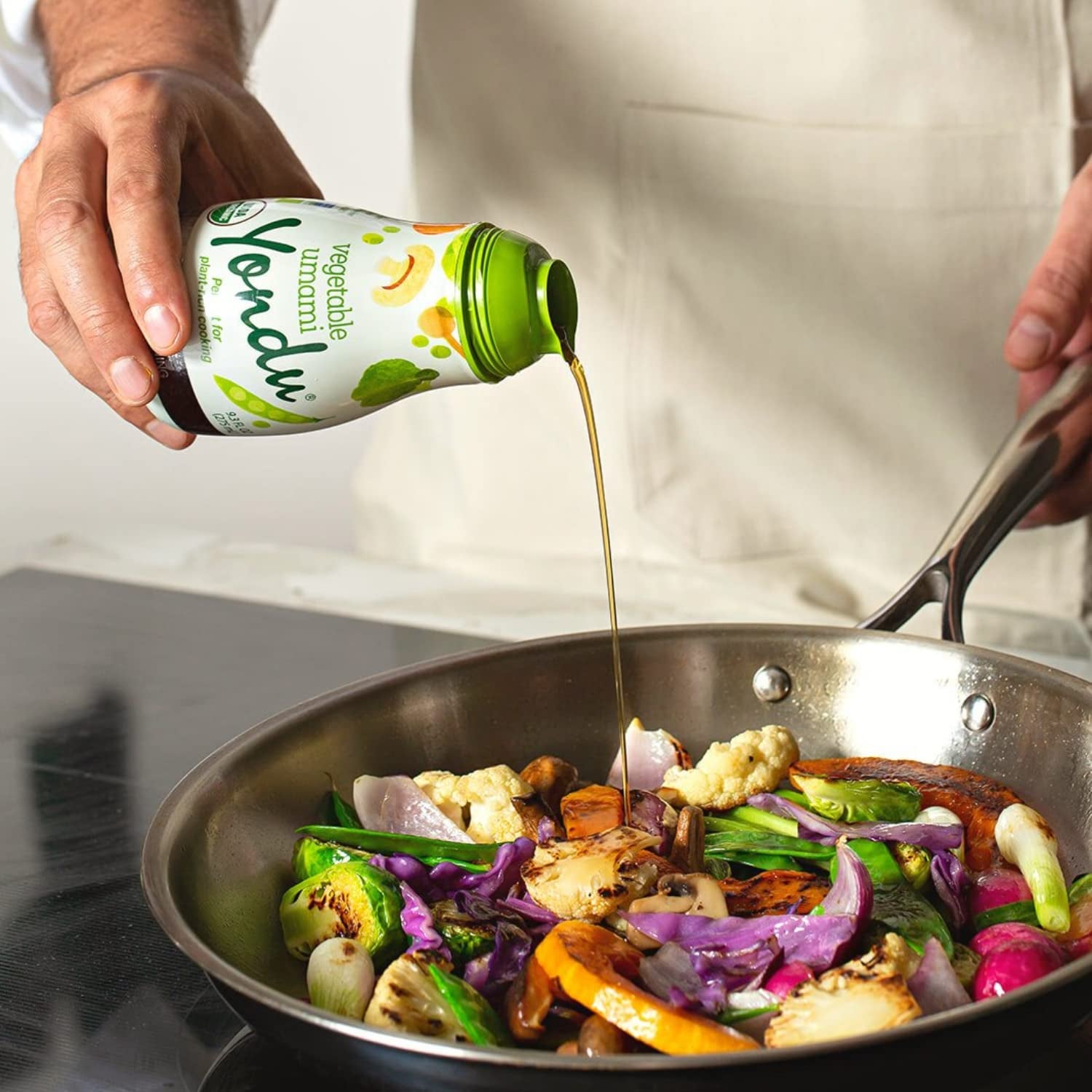 Yondu Vegetable Umami - Premium Umami Seasoning Sauce - Vegan - Organic - Gluten Free - Nongmo - No Added MSG - Great for Soups, Stir-Fries & Sauces (5.1 Fl Oz (Pack of 1))