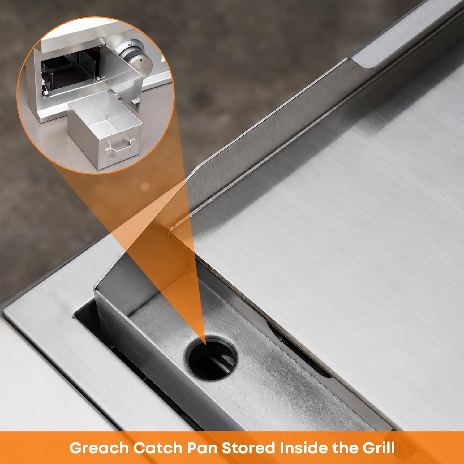 28-Inch Premium Built-In Natural Gas Griddle for Outdoor Kitchen Grill, Durable Stainless Steel 2-Burner Flat Top Grill with Lid for BBQ Island, 34,000 Btus