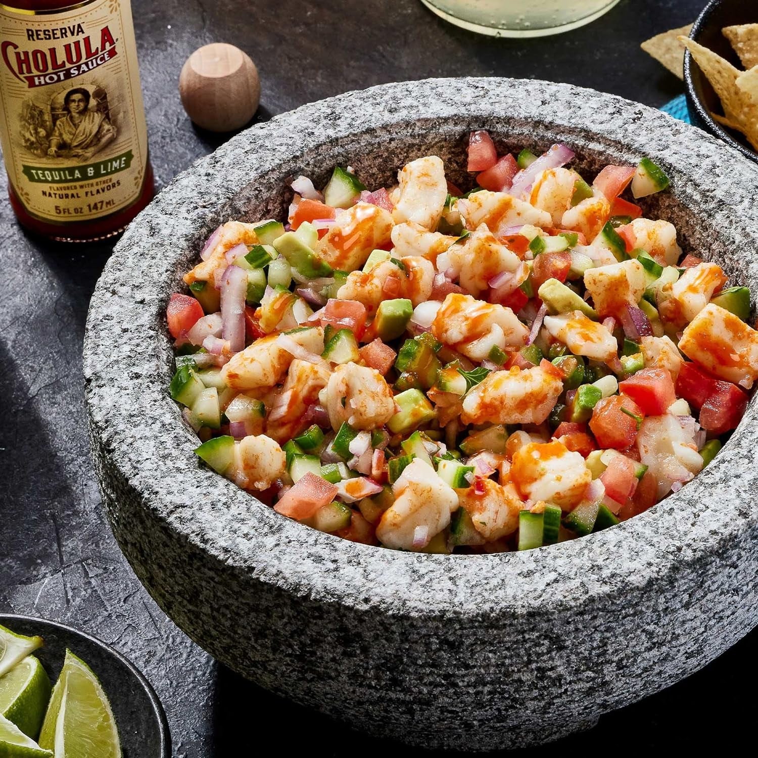 Cholula Tequila & Lime Reserva Hot Sauce (Crafted with 100% Agave Tequila), 5 Fl Oz