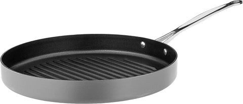 Image of 630-30 Chef'S Classic Nonstick Hard-Anodized 12-Inch round Grill Pan,Black