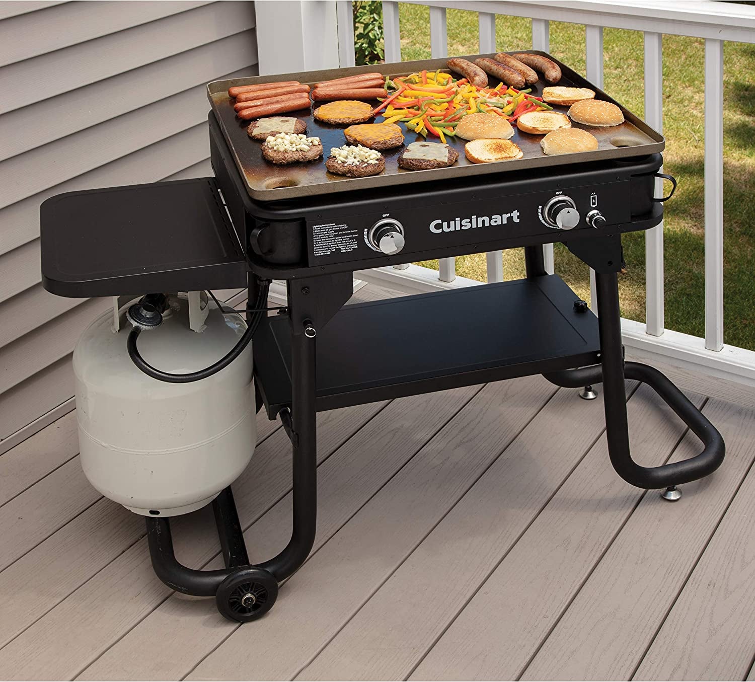 Flat Top Professional Quality Propane CGG-0028 28" Two Burner Gas Griddle