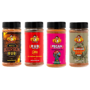the Benny Bundle, Gluten Free BBQ Spice Blend for Skirt & Flank Steak, Chicken, Beef, Vegetables, Sugar Free, Natural, MSG Free Grilling & Cooking Dry Rub, 12 Oz Each