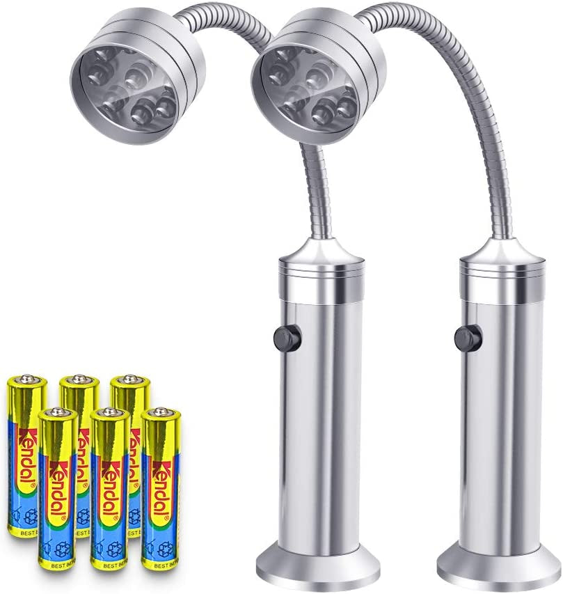 BBQ Grill Light Grilling Accessories for Outdoor, Magnetic Barbecue LED Night Lamp Flexible Gooseneck Cool Traveler Supplies Lighter, Men Dad Gift Pellet Smoker Griddle Gadget